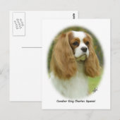 Carte Postale Cavalier King Charles Spaniel (Devant / Derrière)