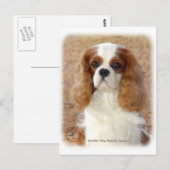 Carte Postale Cavalier King Charles Spaniel 9L005D-08 (Devant / Derrière)