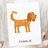 Carte Postale Cavalier King Charles Spaniel Chien Personnalisé