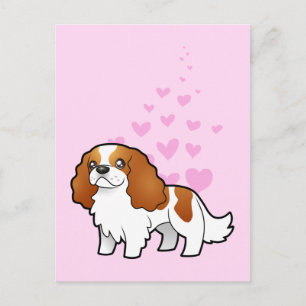 Carte Postale Cavalier King Charles Spaniel Love