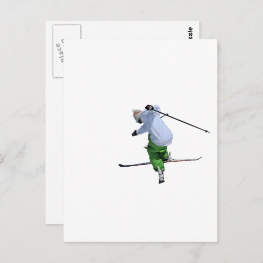 Carte Postale cavalier libre (Devant / Derrière)