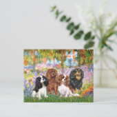 Carte Postale Cavaliers (4) - dans le jardin de Monet (Debout devant)