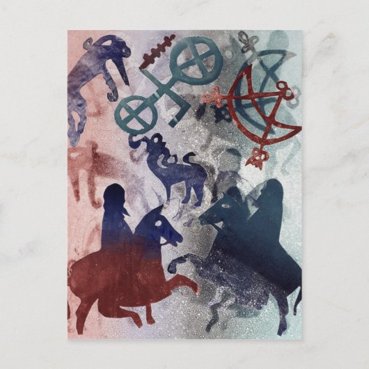 Carte Postale Cavaliers Pictish 1996 (Devant)