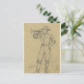 Carte Postale Cavalry Bugler (Debout devant)