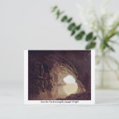 Carte Postale Cave Dans La Soirée Par Joseph Wright (Debout devant)