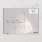 Carte Postale Cave Dans La Soirée Par Joseph Wright (Dos)