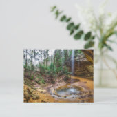 Carte Postale Cave de cendres, Hocking Hills State Park, Ohio (Debout devant)