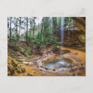 Carte Postale Cave de cendres, Hocking Hills State Park, Ohio
