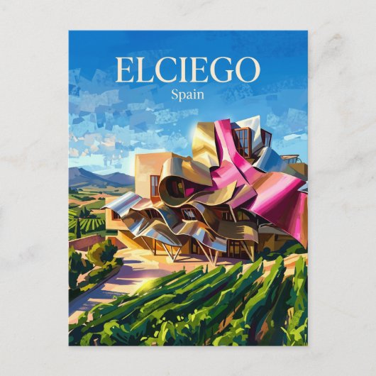 Carte Postale Cave Marqués de Riscal Espagne (Devant)