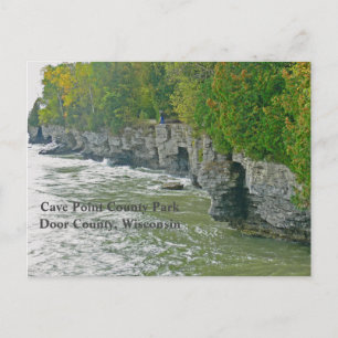 CARTE POSTALE "CAVE POINT COUNTY PARK"/ BEAU COMTÉ DE PORTE