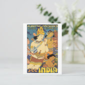 Carte Postale Cave Temples, voir India Travel Poster (Debout devant)