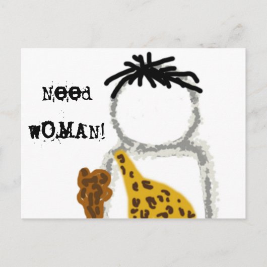 Carte Postale Caveman Ghost (Devant)