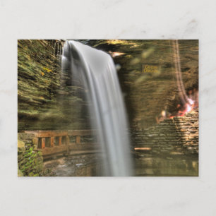 Carte Postale Cavern Cascade, Watkins Glen State Park, New York