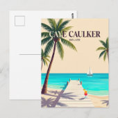 Carte Postale Caye Caulker Belize (Devant / Derrière)