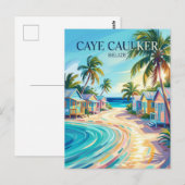 Carte Postale Caye Caulker Bélize (Devant / Derrière)
