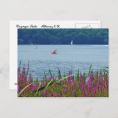 CARTE POSTALE CAYUGA LAKE, ITHACA, N.Y. (Devant / Derrière)