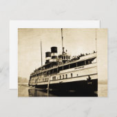 Carte Postale Cayuga Passenger Steamer - Canada Steamship Lines (Devant / Derrière)