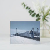 Carte Postale CB&Q "Pioneer Zephyr" (Debout devant)