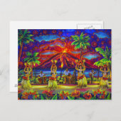 Carte Postale CBjork Hawaiian Luau (Devant / Derrière)