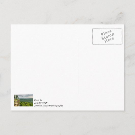 Carte Postale CCC Overlook Petit Jean (Dos)