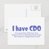 CARTE POSTALE CDO (Devant / Derrière)