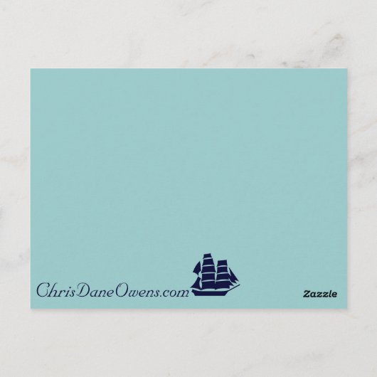 CARTE POSTALE CDO-BLEU (Dos)