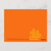 CARTE POSTALE CDO FIRE SINGER - VITESSE LÉGÈRE (Dos)