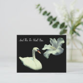 Carte Postale Ce aussi passera Cygne Inspirant (Debout devant)