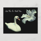 Carte Postale Ce aussi passera Cygne Inspirant (Devant)