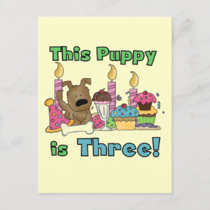 Carte Postale Ce chiot est trois t-shirts et cadeaux