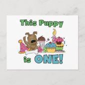 Carte Postale Ce chiot est un tee-shirt et un cadeau (Devant)