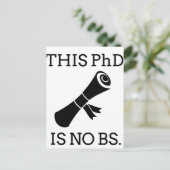 Carte Postale Ce doctorat n'est pas BS (Debout devant)