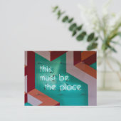 CARTE POSTALE "CE DOIT ÊTRE L'ENDROIT" SIGNE LÉGER (Debout devant)