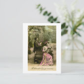 Carte Postale Ce livre dit-il "Je t'aime" ? (Debout devant)