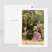 Carte Postale Ce livre dit-il "Je t'aime" ? (Devant / Derrière)