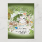 Carte Postale Ce n'est pas ce que nous avons dans la vie (Devant)