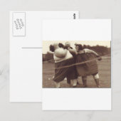 Carte Postale Ce n'est pas fini tant que la grosse dame ne vous (Devant / Derrière)