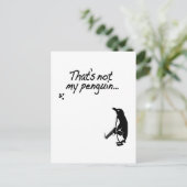 Carte Postale Ce n'est pas mon pingouin Vertical (Debout devant)