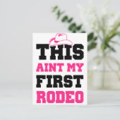 Carte Postale Ce n'est pas mon premier rodéo (Debout devant)