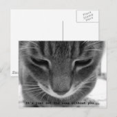 Carte Postale Ce n'est pas pareil sans toi... (Devant / Derrière)