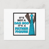 Carte Postale Ce n'est pas un papa Bod C'est un père Figure (Devant)