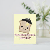 Carte Postale ce que le toast français (Debout devant)