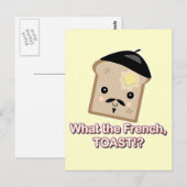 Carte Postale ce que le toast français (Devant / Derrière)