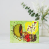 Carte Postale Ce que mon #Café me dit - OWLHAVEMYCOFFEENOW (Debout devant)