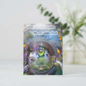 Carte Postale Ce que nous pouvons imaginer Nous pouvons faire un (Debout devant)