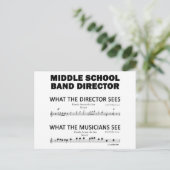 Carte Postale Ce que voit la bande du collège (Debout devant)