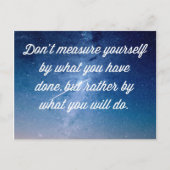 Carte Postale Ce que vous ferez Citer (Devant)