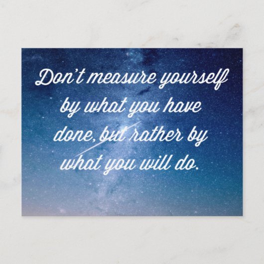 Carte Postale Ce que vous ferez Citer (Devant)