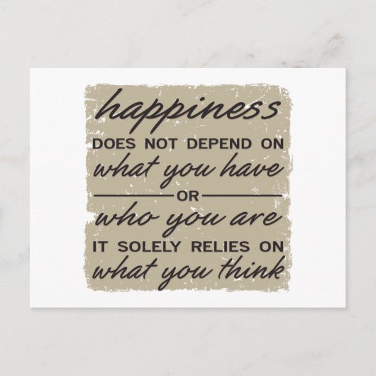 Carte Postale Ce que vous pensez (Devant)