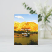 Carte Postale Ce que vous recherchez Citation d'attraction de sa (Debout devant)